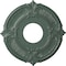 Ekena Millwork Attica Ceiling Medallion (Fits Canopies up to 3 1/2"), 12 3/4"OD x 4"ID x 1/2"P, Cloud Burst CM12ATCBF - alternate 1